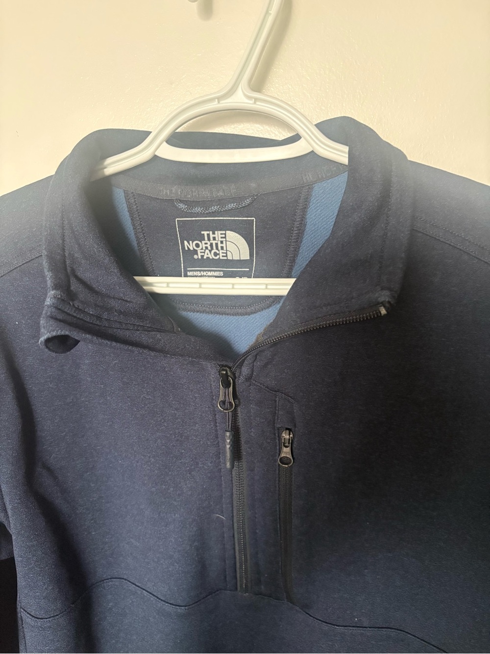 The North Face Dark Blue Quarter-Zip Fleece Pullover - Picture 2 of 5